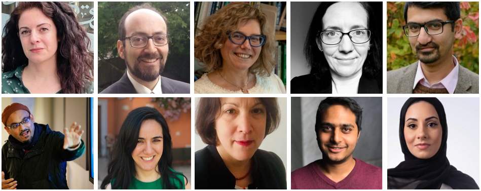 Portrait of images of ten Cambridge researchers